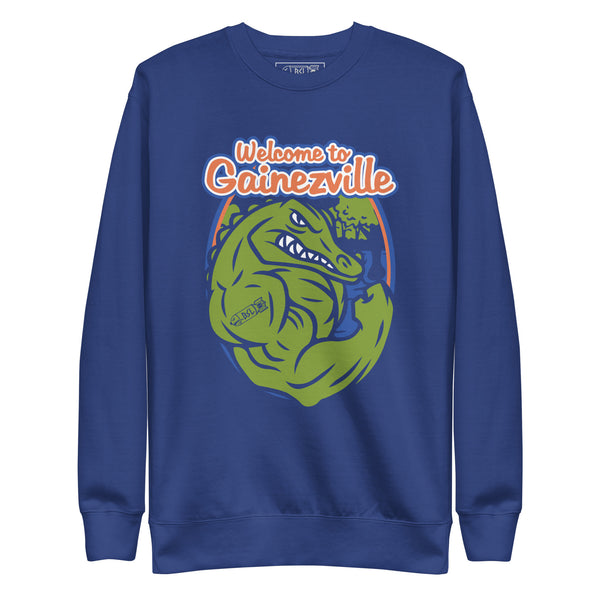 GAINEZVILLE College Crewneck Sweatshirt