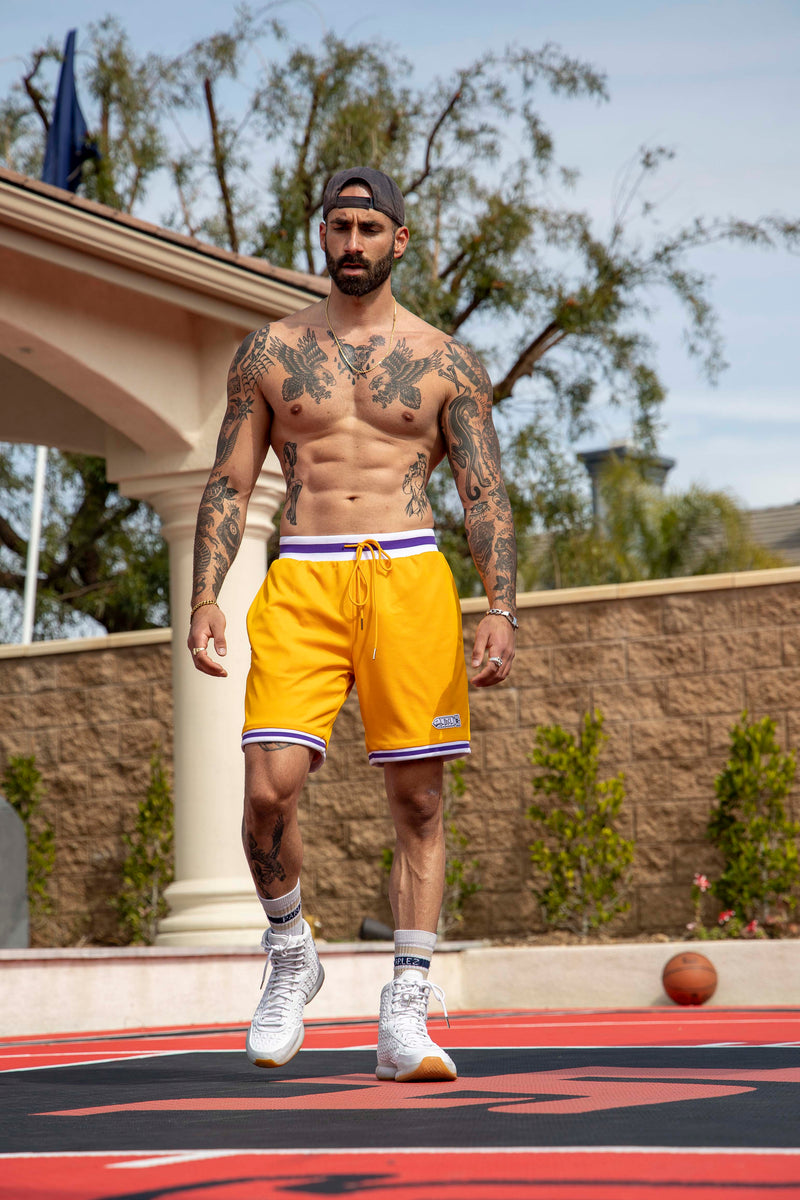 BSL Lifters Basketball Jersey Shorts BSL103 - Yellow