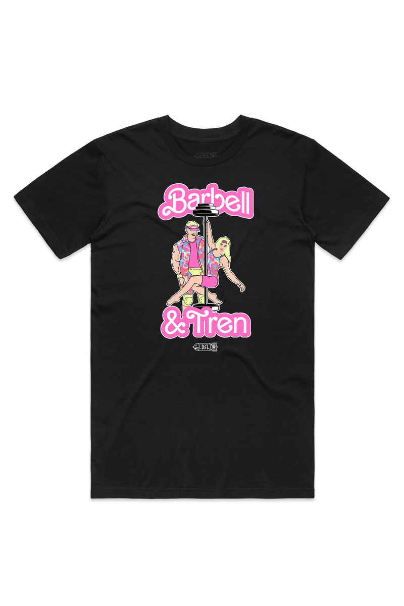 Barbell and Tren Tee - Black