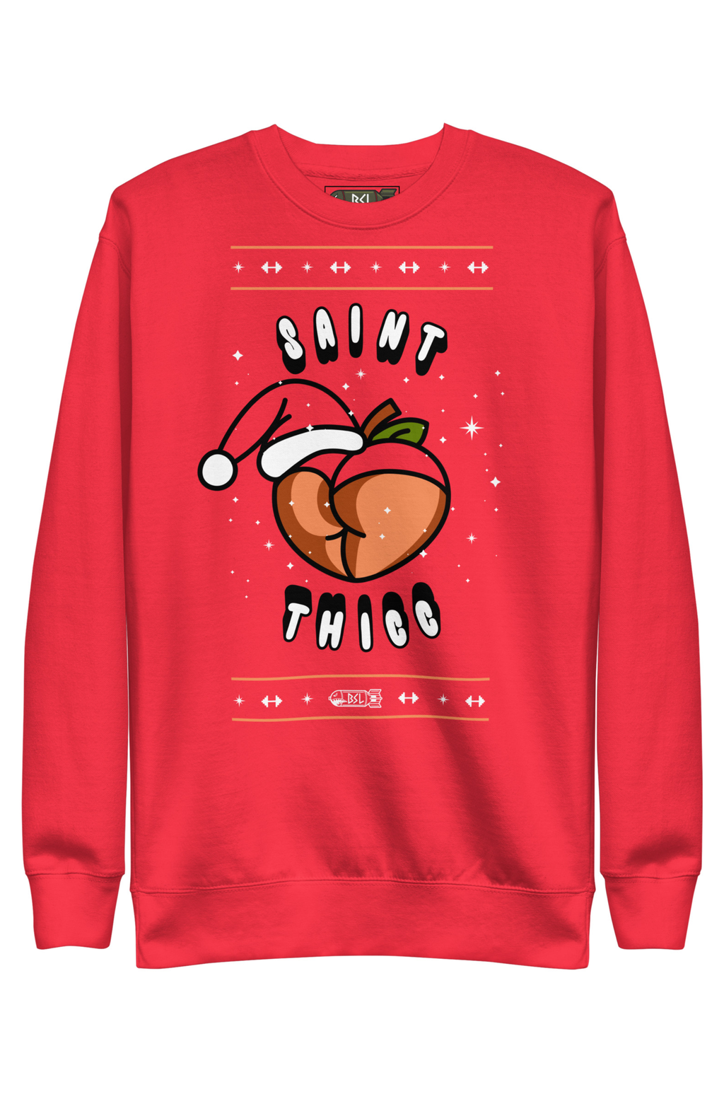 SAINT THICC X-MAS CREWNECK SWEATSHIRT – DomMerch