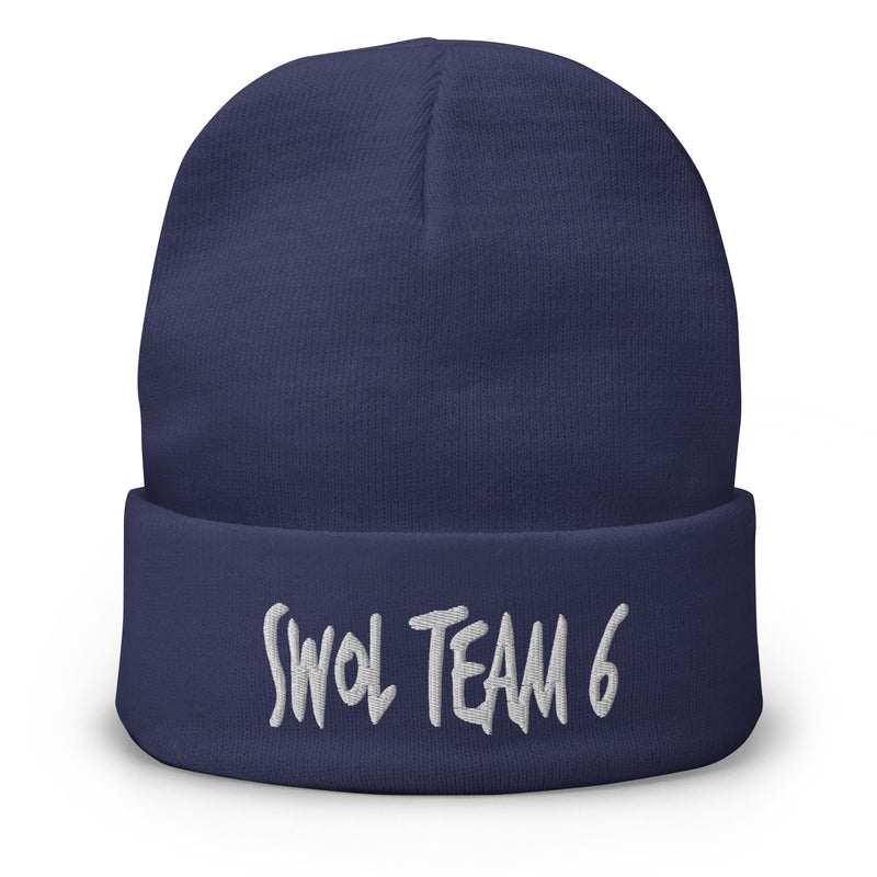 SWOL TEAM 6 BEANIE - BLACK / RED / BLUE / GREEN