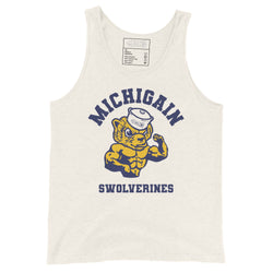 MICHIGAIN SWOLVERINES COLLEGE Tank Top