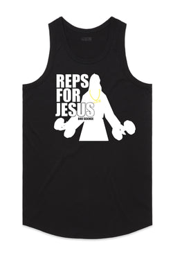 Reps for Jesus Tank Top - Black