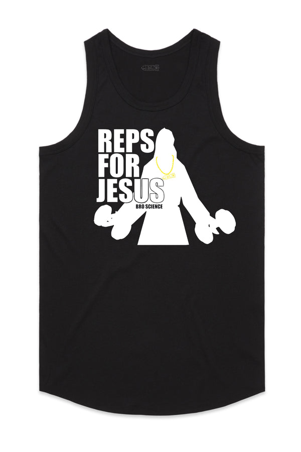 Reps for Jesus Tank Top - Black