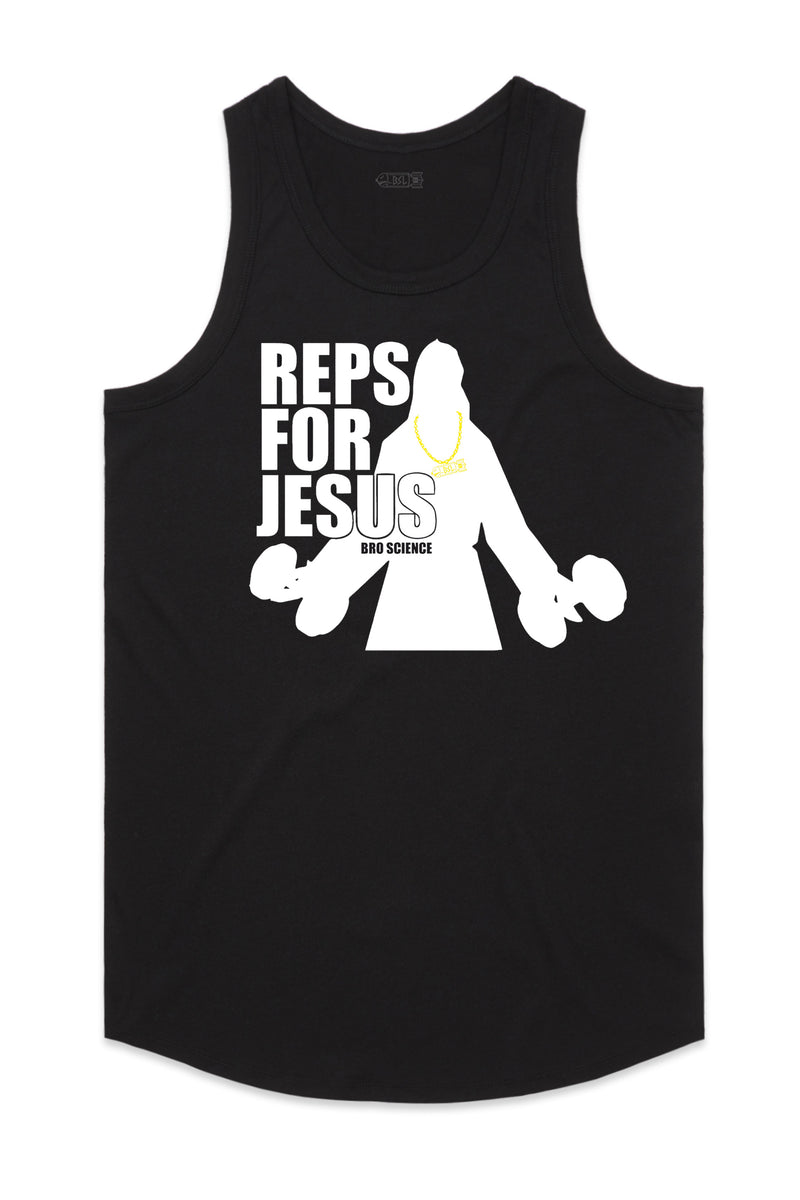Reps for Jesus Tank Top - Black