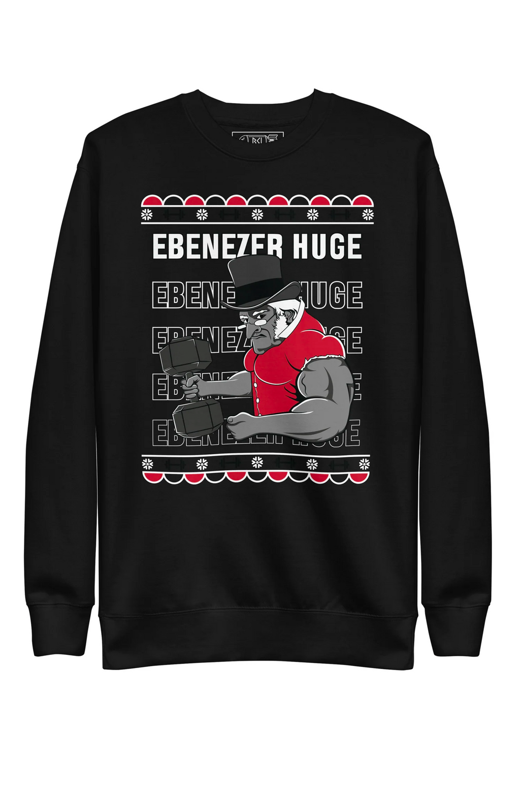 HOLIDAY ULTRA HEAVY SWEAT BIG TOPS スウェット EBENEZER HUGE X-MAS Crewneck Sweatshirt – DomMerch
