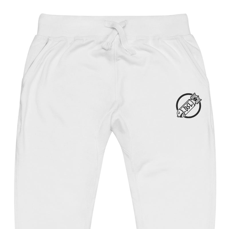 BSL PREMIUM FLEECE JOGGERS - BLACK CIRCLE BULLET LOGO
