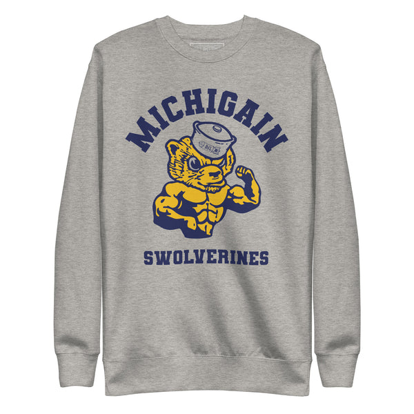 MICHIGAIN SWOLVERINES COLLEGE Crewneck Sweatshirt