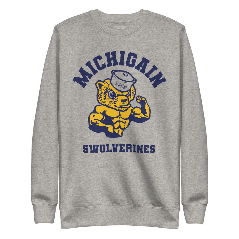 MICHIGAIN SWOLVERINES COLLEGE Crewneck Sweatshirt