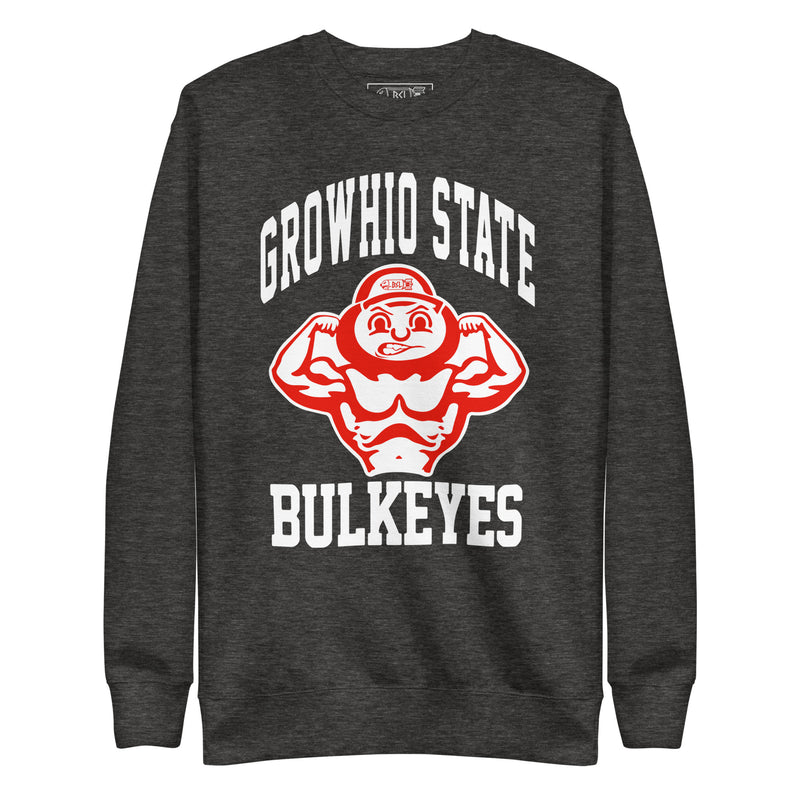 GROWHIO STATE BULKEYES Crewneck Sweatshirt