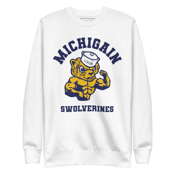 MICHIGAIN SWOLVERINES COLLEGE Crewneck Sweatshirt