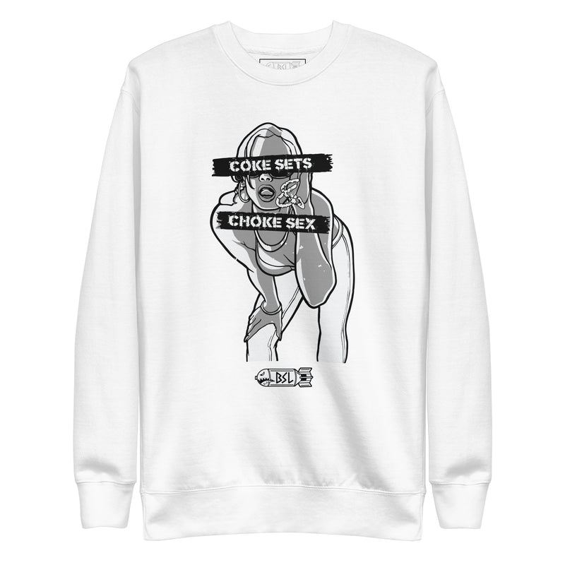 COKE SETS & CHOKE SEX Crewneck Sweatshirt