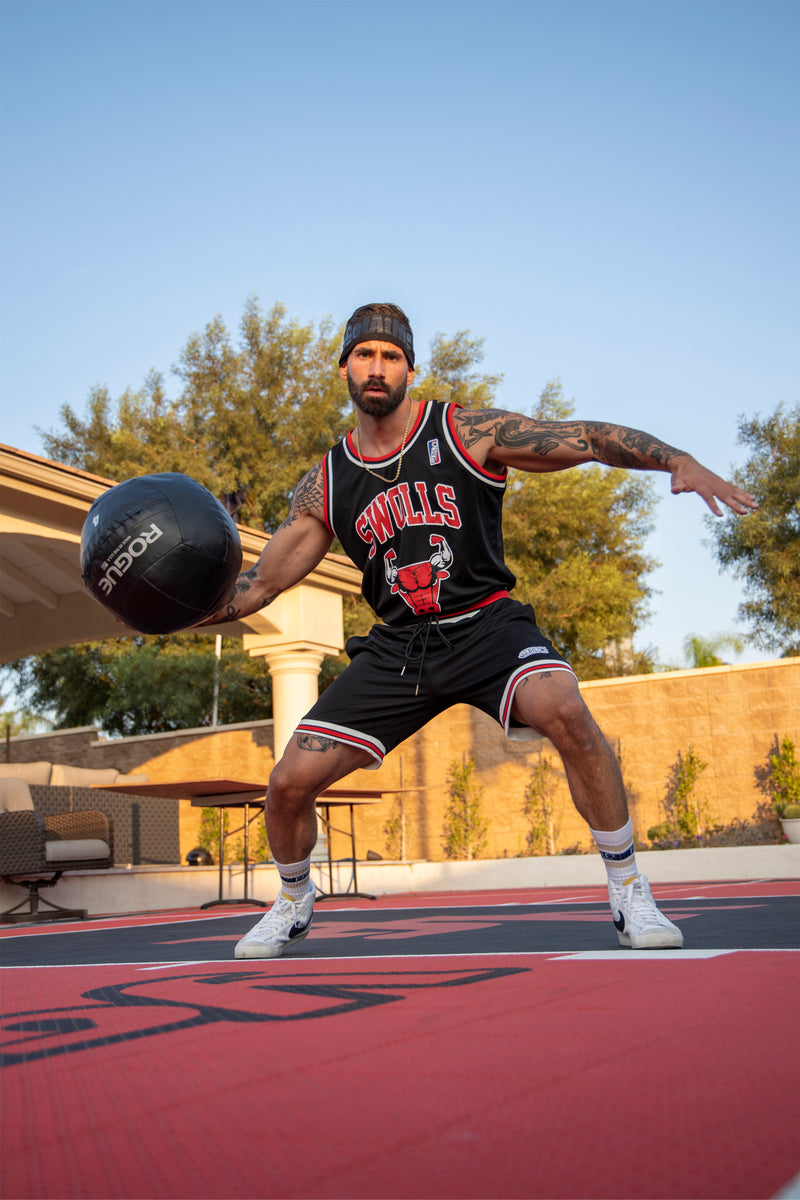 BSL Swolls Basketball Jersey BSL102 & BSL302 Set - Black