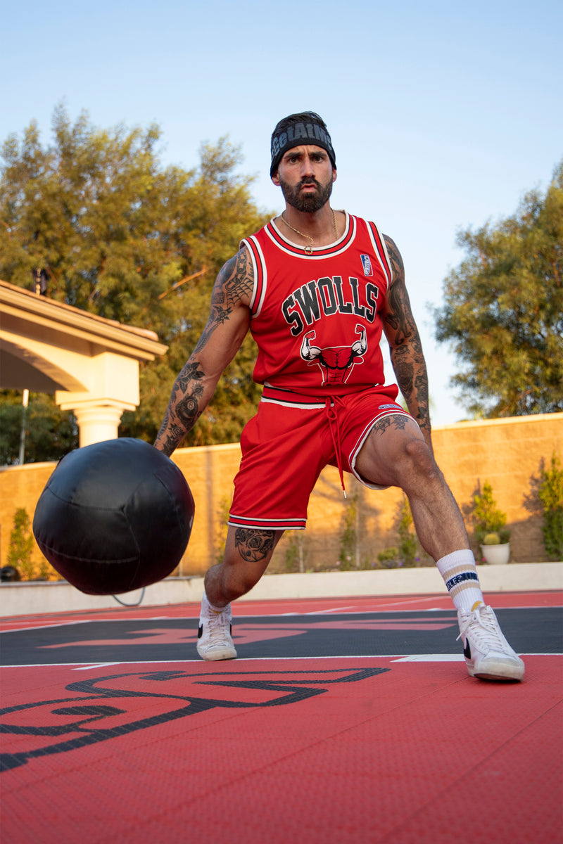 BSL Swolls Basketball Jersey Tank BSL302 - Red