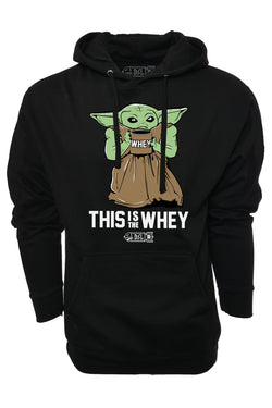 This Is The Whey Baby Growda Hoodie- Black