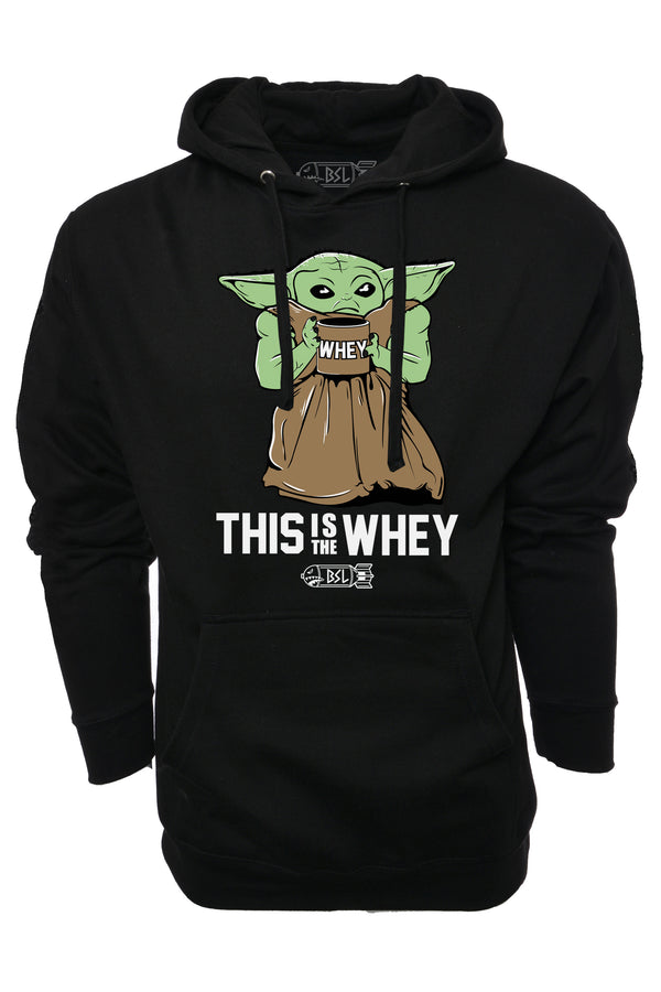 This Is The Whey Baby Growda Hoodie- Black