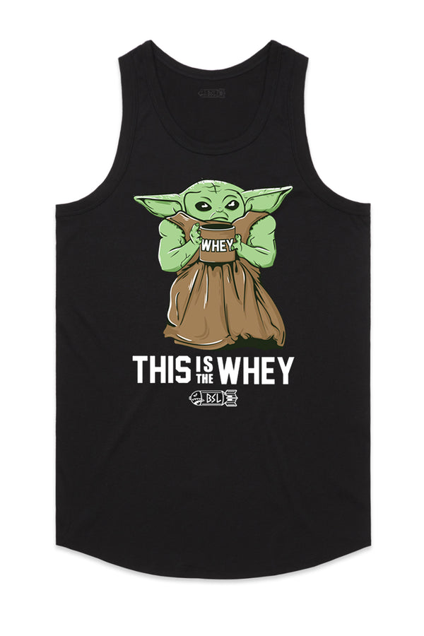 This Is the Whey Baby Growda Tank Top -Black