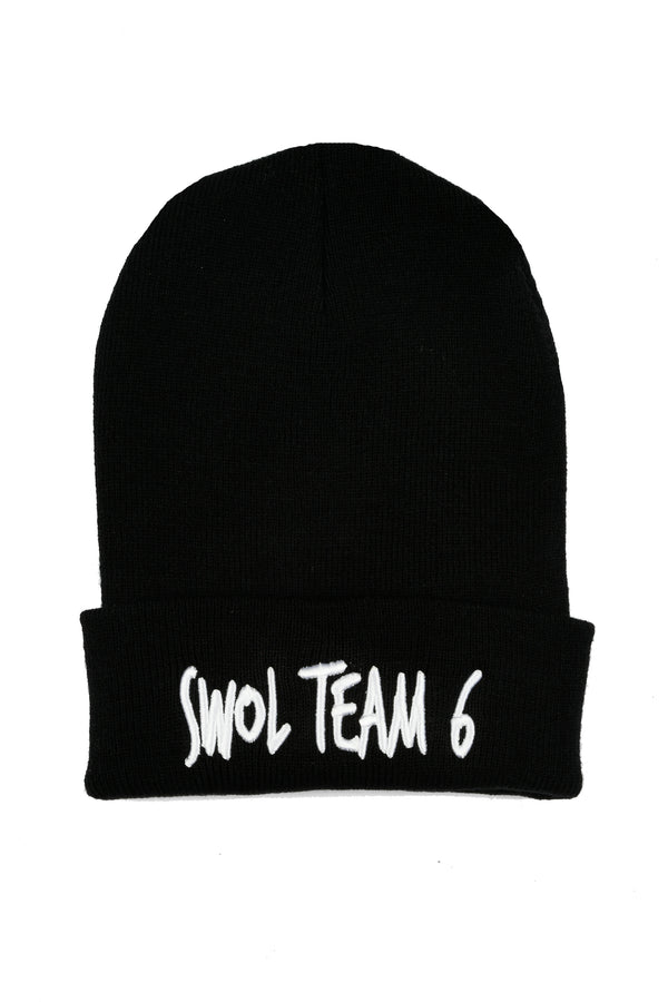 Swole Team 6 Beanie - Black