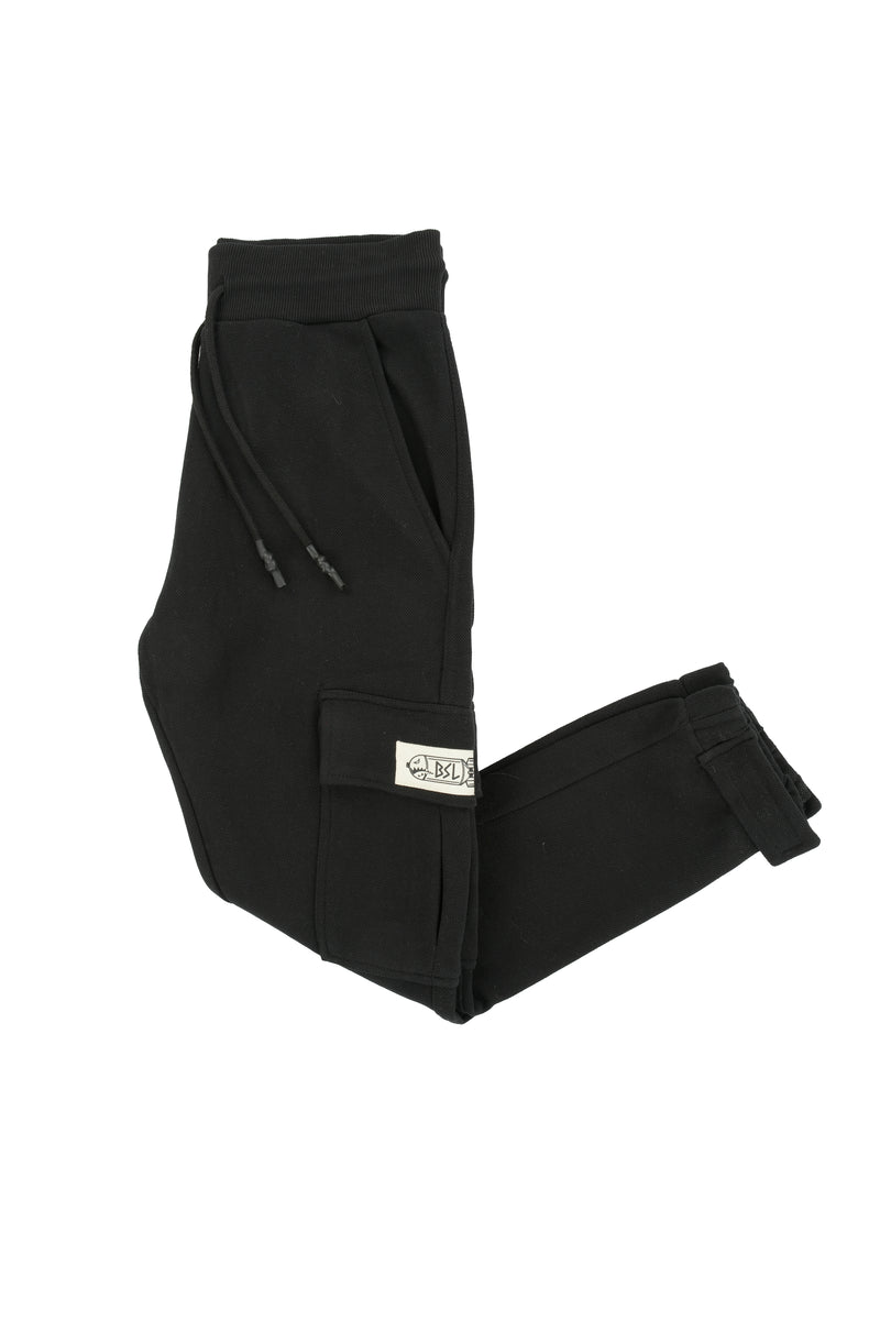 BSL Premium PK Cargo Joggers - Black 204