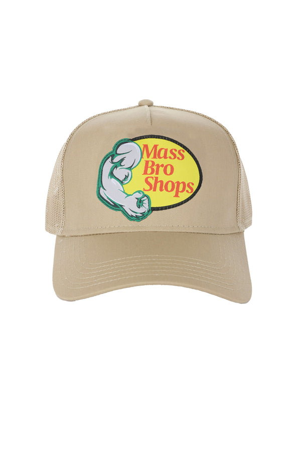 BSL Mass Bro Shops Trucker Hat  - Sand