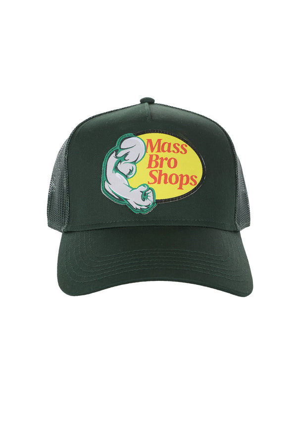 BSL Mass Bro Shops Trucker Hat  - Dark Green