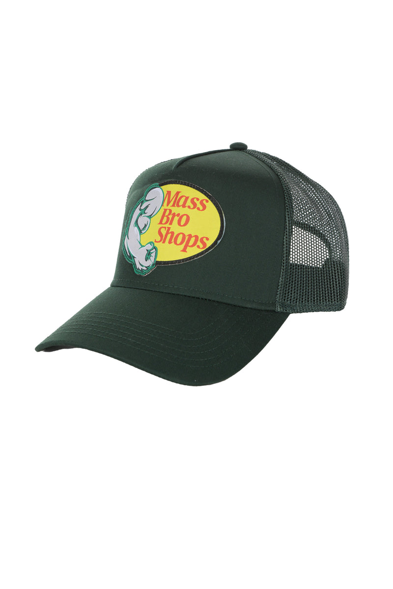 BSL Mass Bro Shops Trucker Hat  - Dark Green