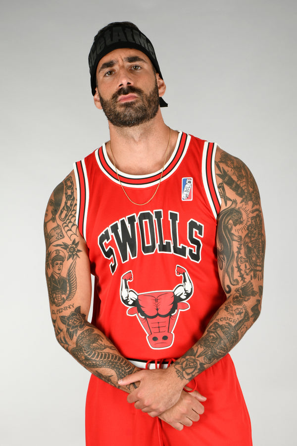 BSL Swolls Basketball Jersey Tank BSL302 - Red
