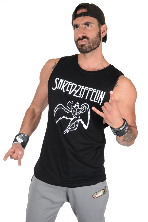BSL Shred Zeppelin Muscle Tank Cut-Offs - Black