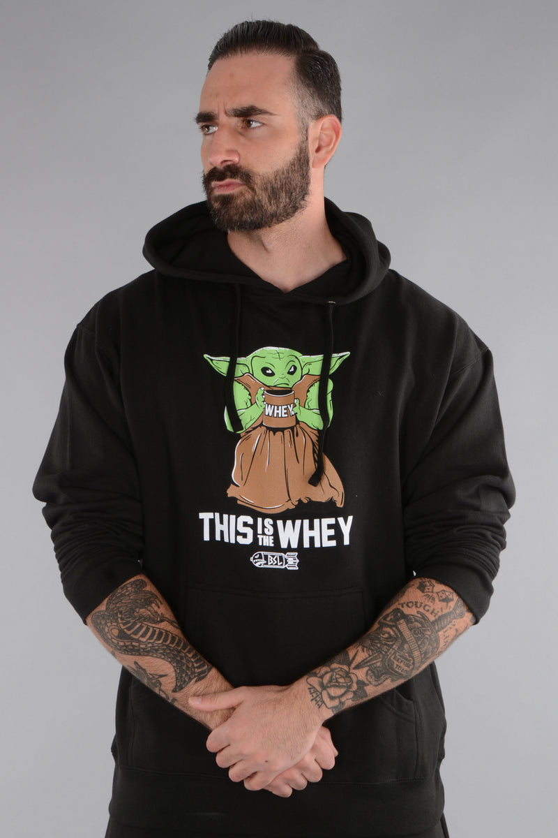 This Is The Whey Baby Growda Hoodie- Black