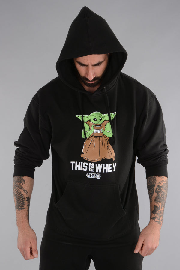 This Is The Whey Baby Growda Hoodie- Black