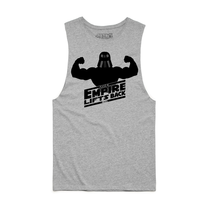BSL Empire Lifts Back Muscle Tank Cut-Offs - Athletic Heather