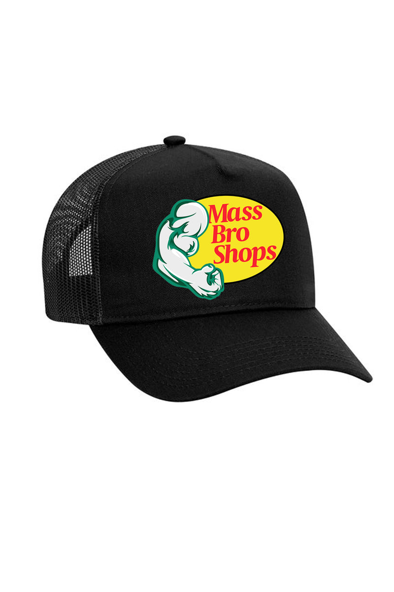 BSL Mass Bro Shops Trucker Hat  - Black