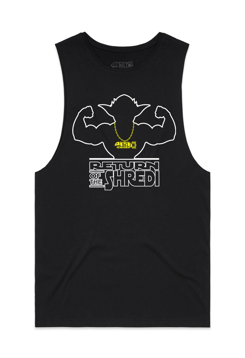 BSL Return of the Shredi Tank Cut-Offs - Black