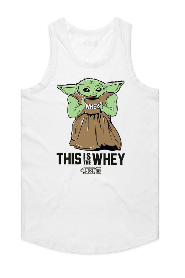This Is the Whey Baby Growda Tank Top - White