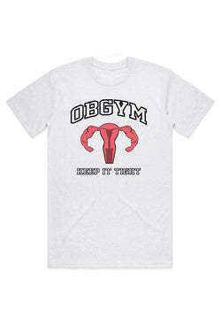 BSL OBGYM Tee - Heather White