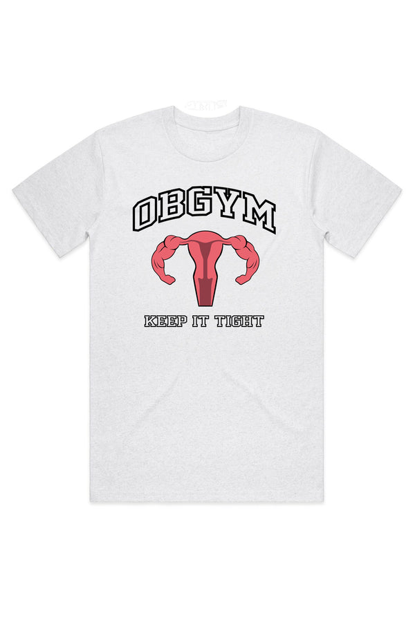 BSL OBGYM Tee - Heather White