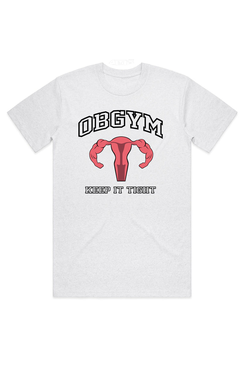 BSL OBGYM Tee - Heather White