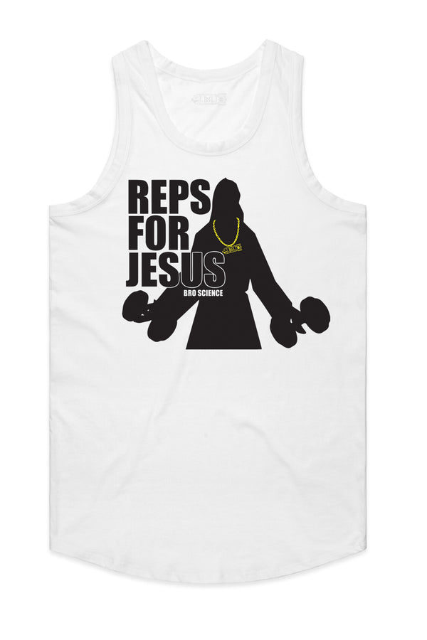Reps for Jesus Tank Top - White