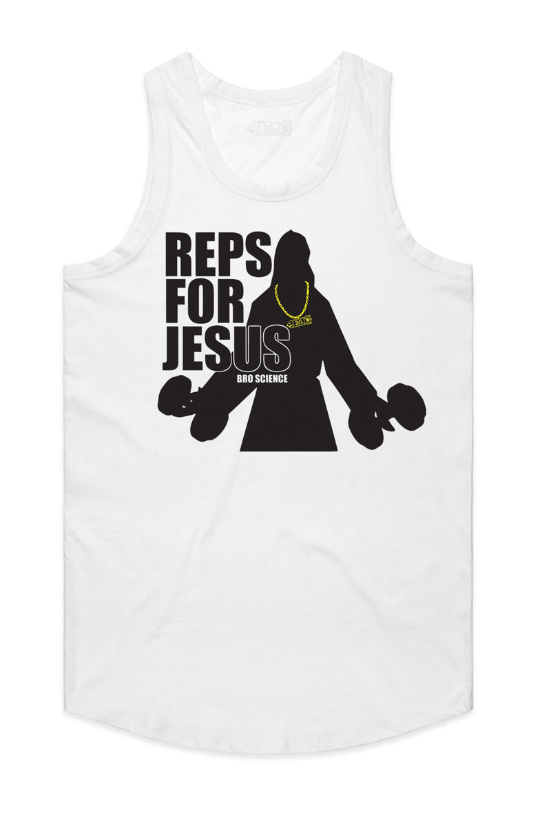 Reps for Jesus Tank Top - White