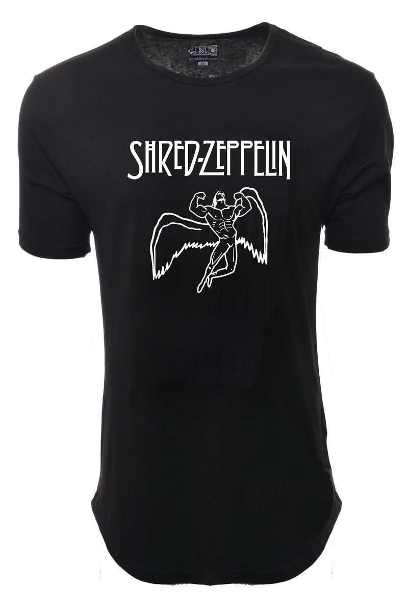 Shred Zeppelin Elongated Shirt - Black